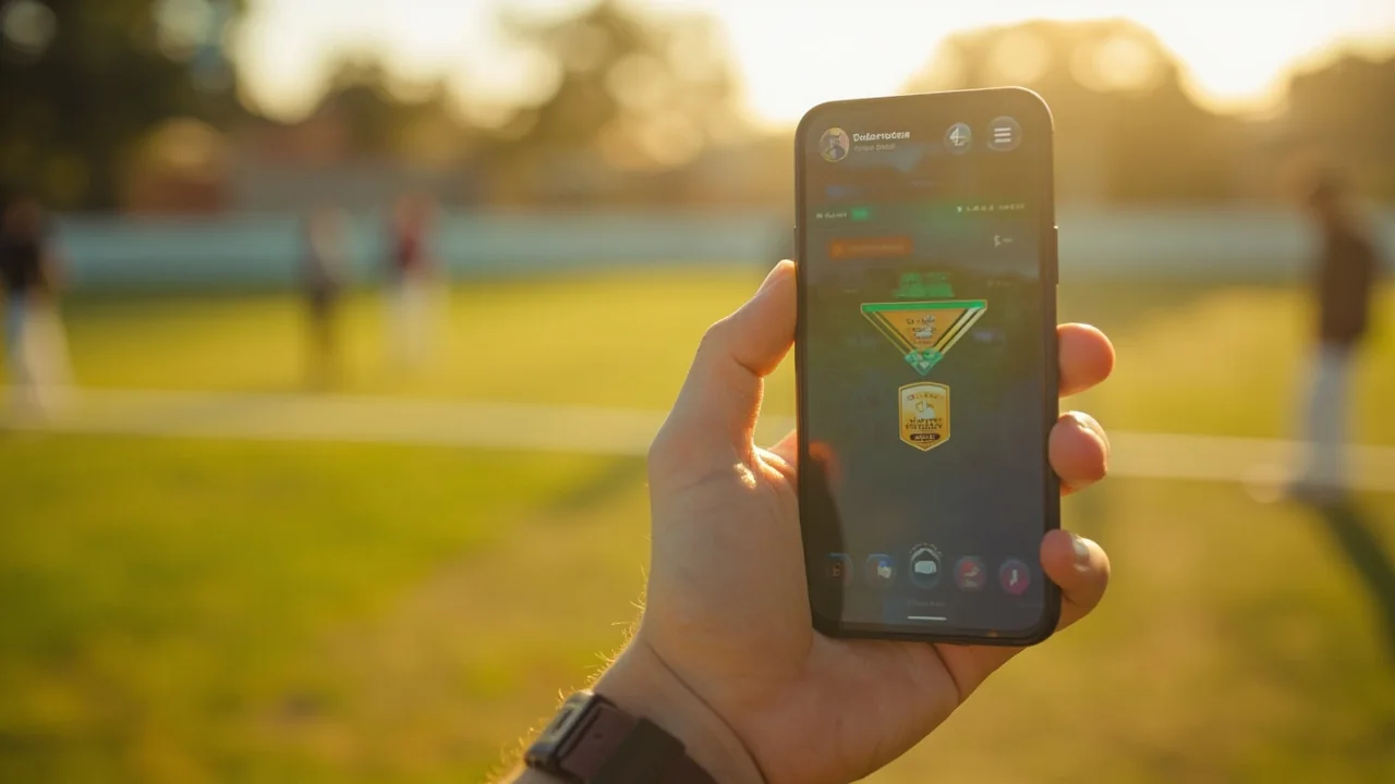 Vision11 mobile app matchday screen