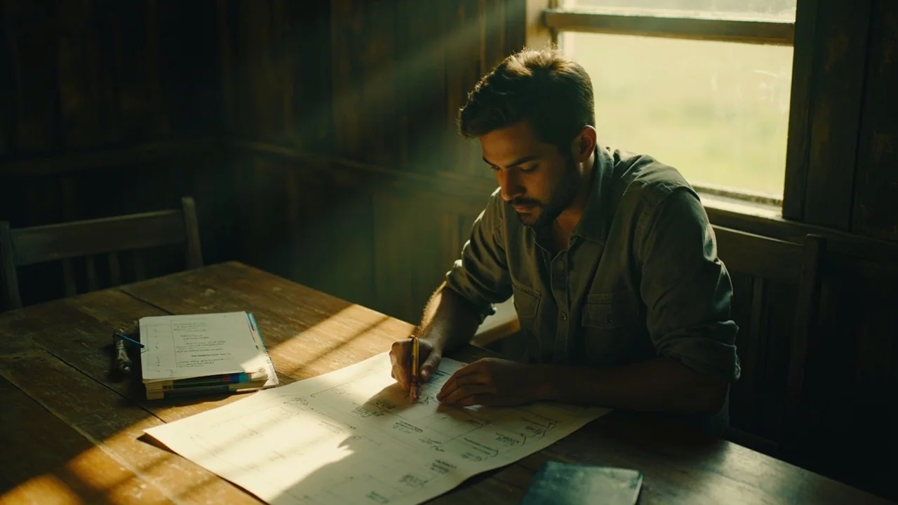 Players reviewing a fantasy cricket strategy playbook